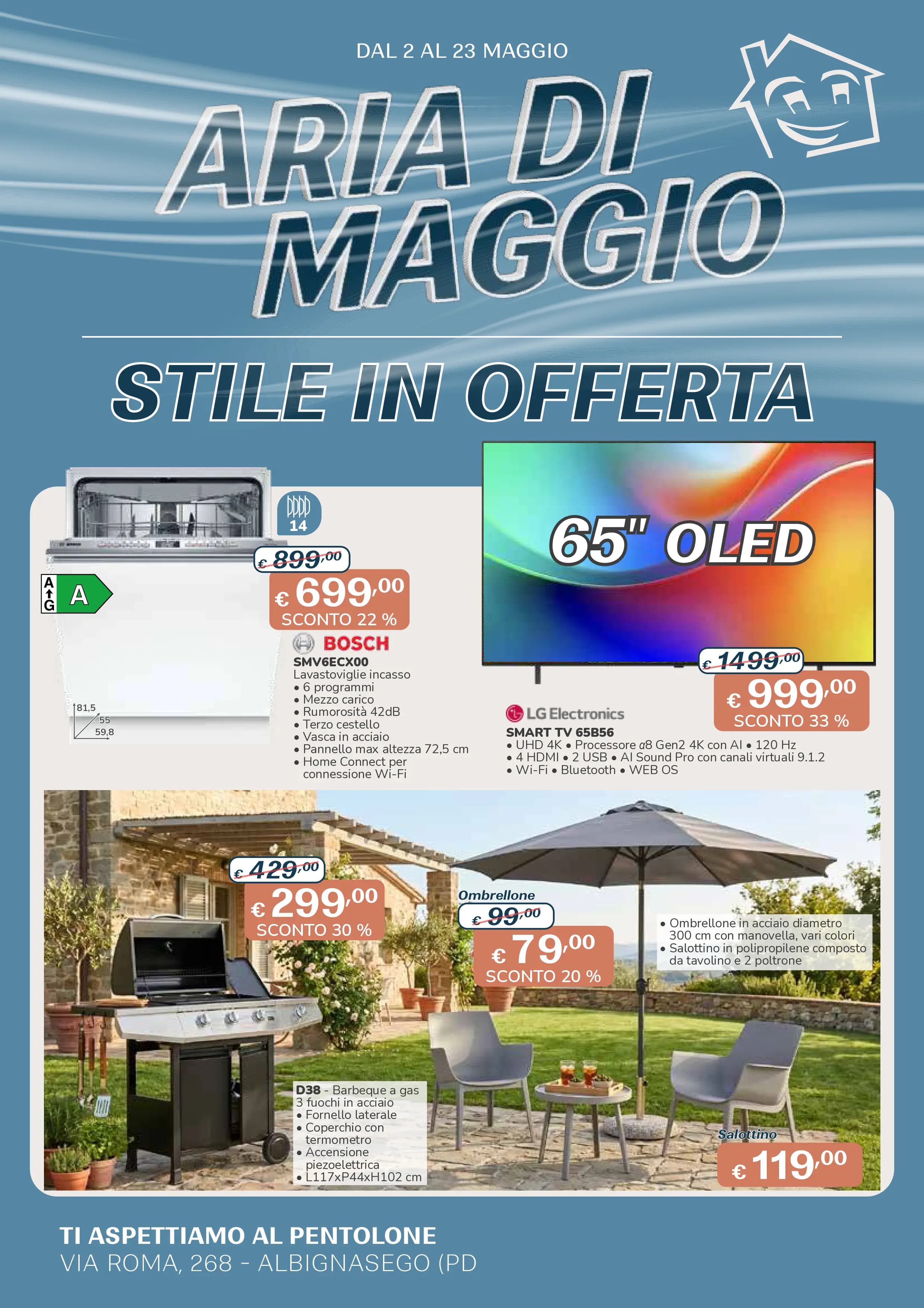 ARIA DI MAGGIO Stile in Offerta